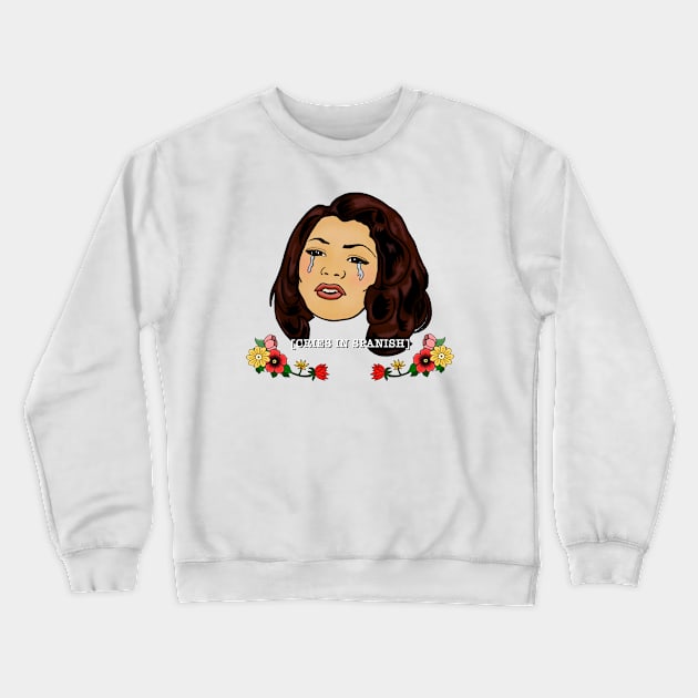 Cries In Spanish Crewneck Sweatshirt by Francielandia